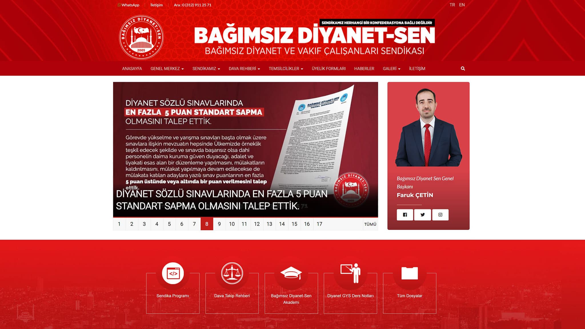 Bağımsız Diyanet Sen web sitemiz yenilendi. 1