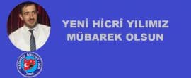 Bağımsız Diyanet -Sen Genel Başkanı Faruk ÇETİN; Yeni Hicrî yılımız mübarek olsun.